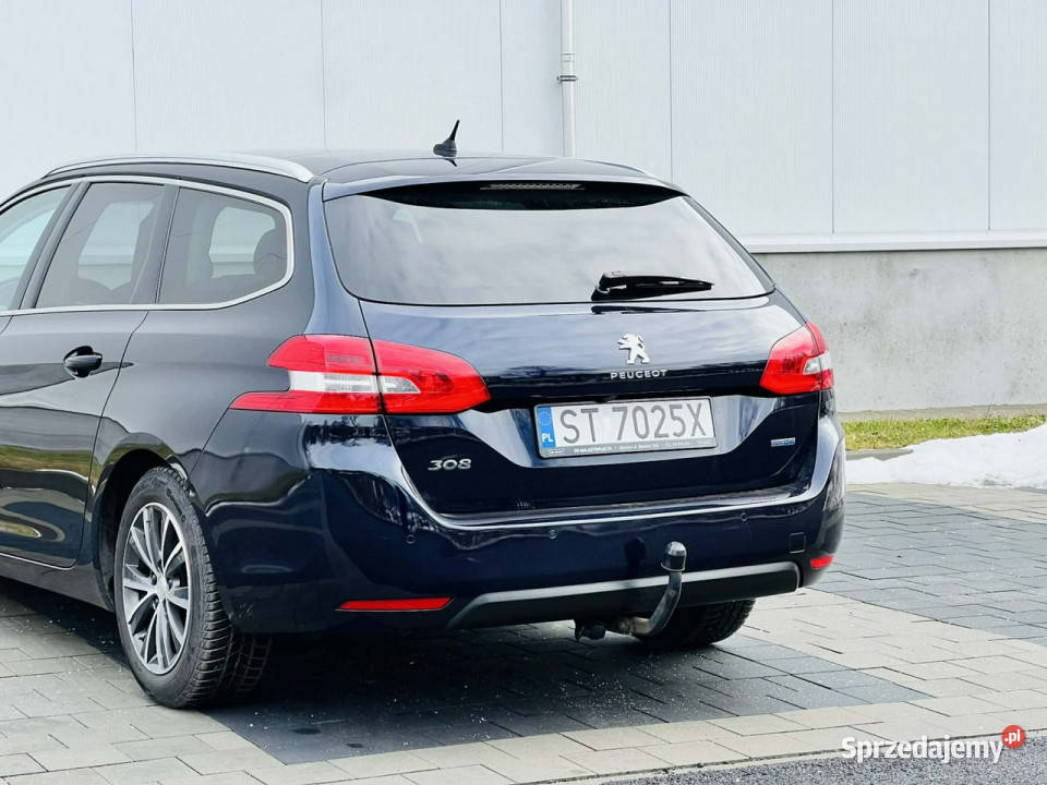 Peugeot 308 SW T9 Allure 16 eHDi 115 LED aluminiowe felgi śląskie Mikołów
