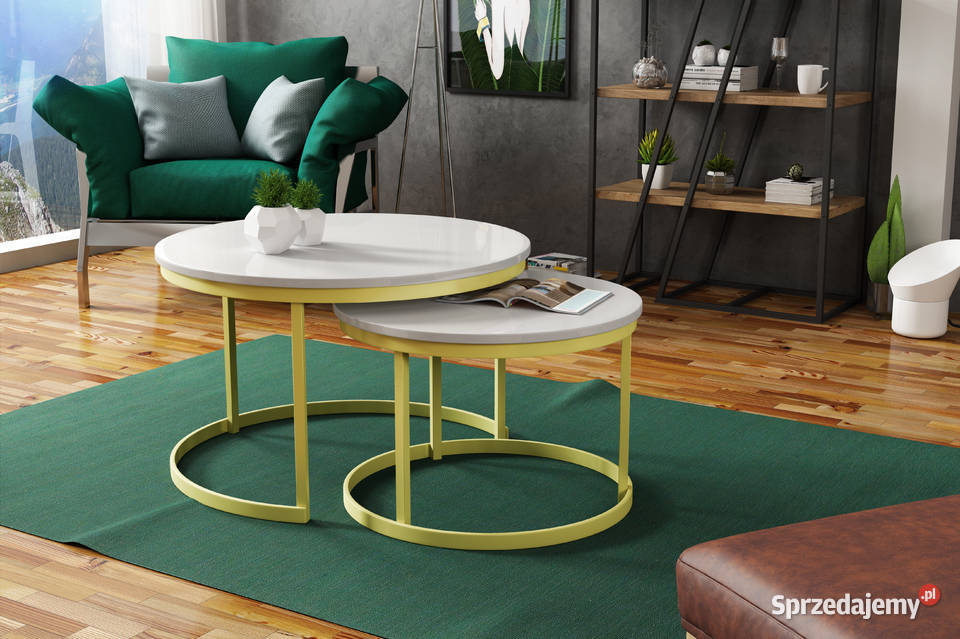 Ława loftowa 2w1 stolik kawowy do salonu