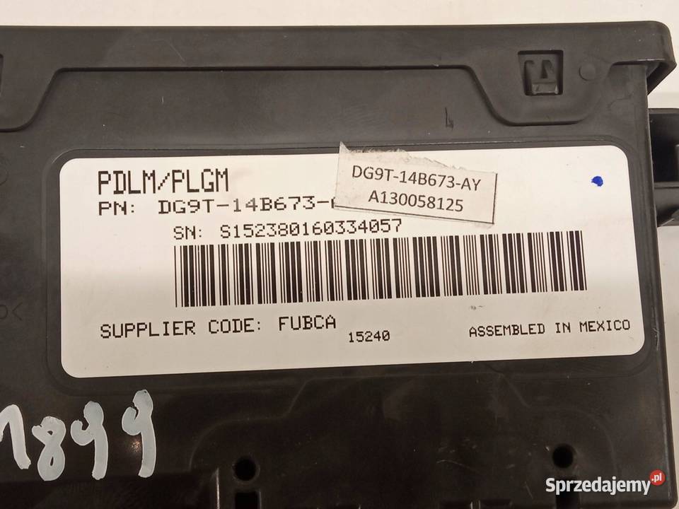 MODUŁ KLAPY BAGAŻNIKA DG9T14B673AY Ford Galaxy