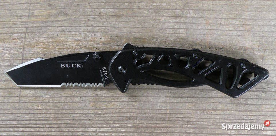 Noż składany BUCK 870 czarny Militaria Wrocław sprzedam