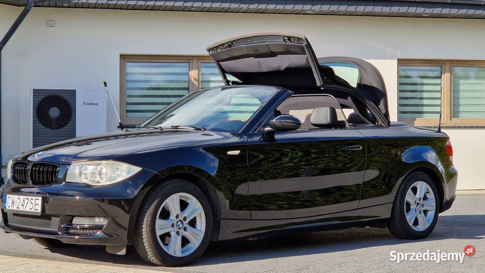 BMW 1 Automat Cabrio 2009r Skóry Xenon Windshot Wejherowo