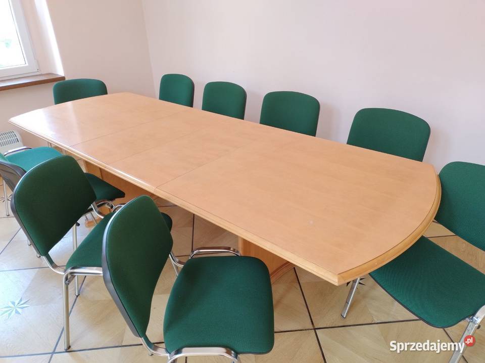 Stół i 10 krzeseł Nowy Styl Bytom