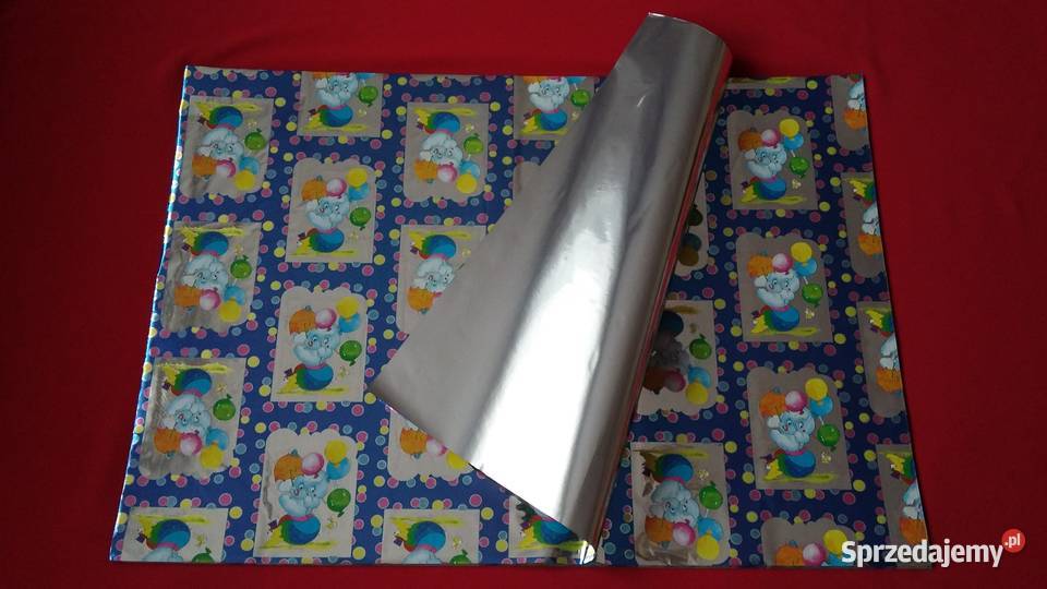 Folia metalizowana ozdobna 70 50 NOWA DUŻA ILOŚĆ Olkusz