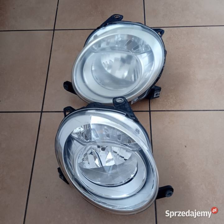 Fiat 5002015r komplet reflektorów orginal Kamieniec Wrocławski