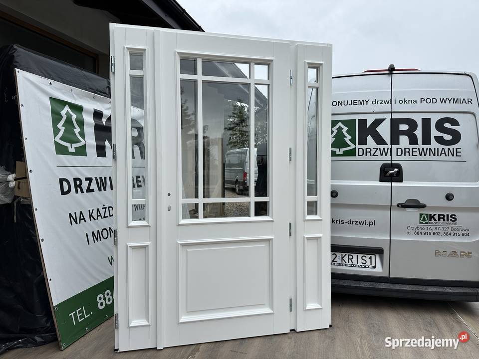 Drzwi zewnętrzne drewniane Angielskie z