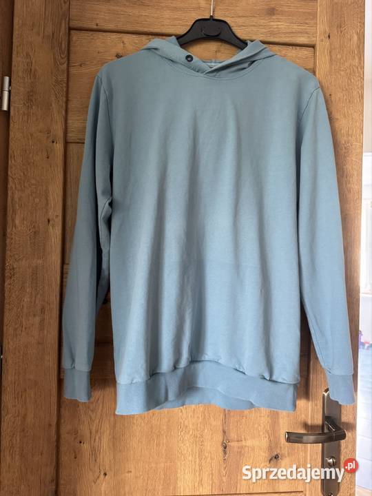 Bluza męska M Carry niebieska z kapturem z
