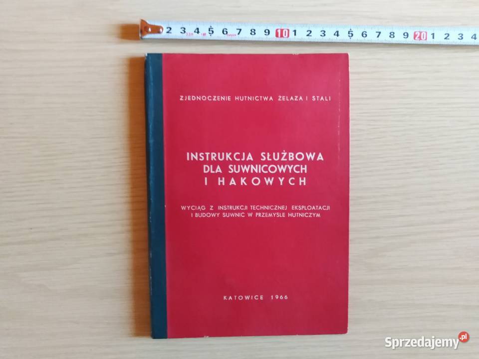 Instrukcja hakowych zabytek historia Warszawa sprzedam