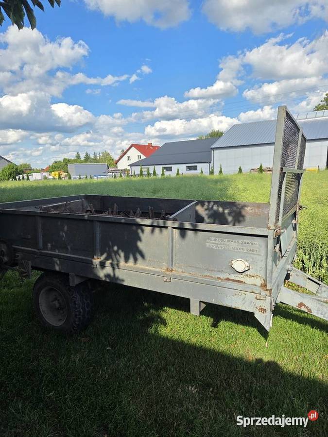 Przyczepa jednoosiowa 25t Michów sprzedam
