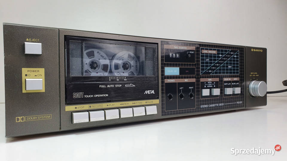 SANYO RD 220 magnetofon deck wielkopolskie Międzychód