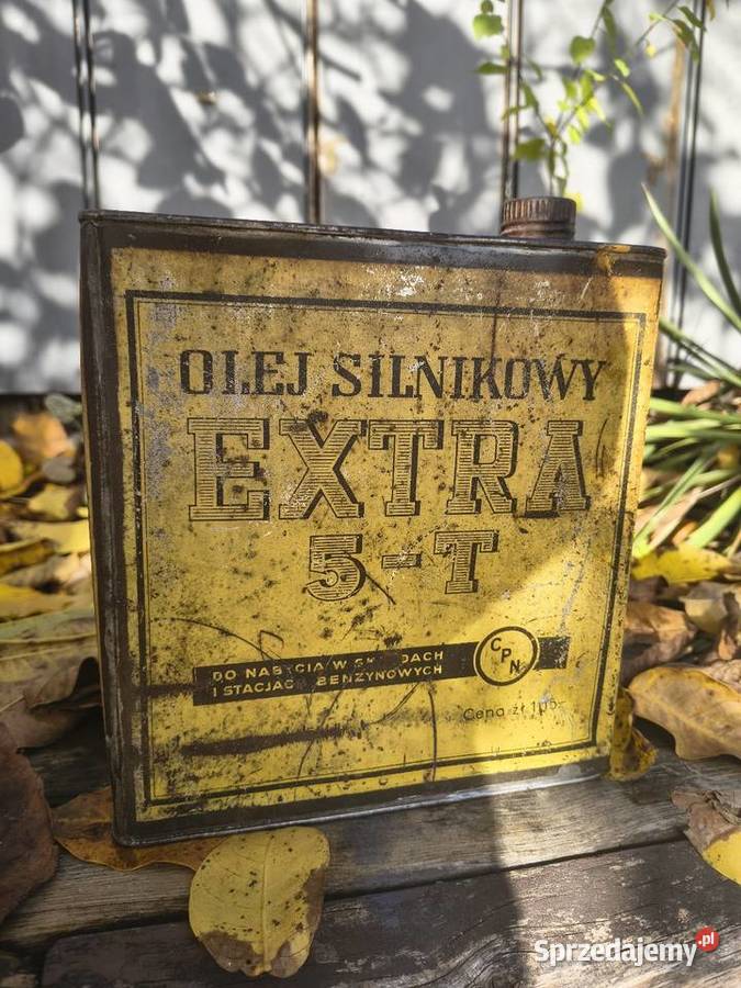 Puszka oleju prl lubelskie sprzedam