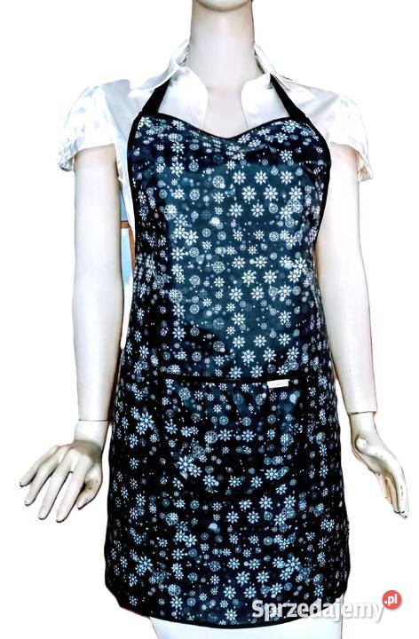 WODOODPORNY Fartuch czarny Fartuchy KUCHENNY Gdańsk