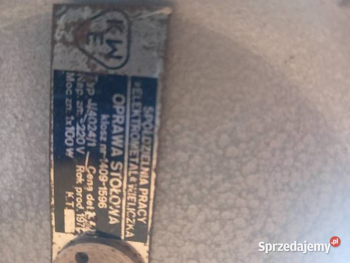 Lampa nocna PRL Wieliczka Brzóza Królewska