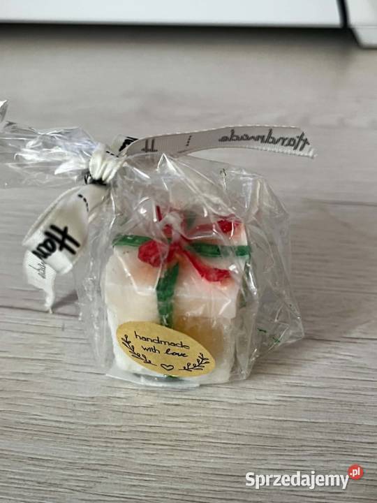 Świeca prezent paczka świąteczna Handmade Radzyń Podlaski