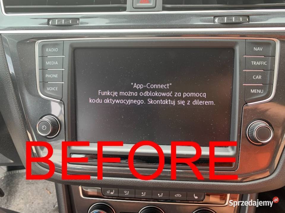 Android Auto CarPlay AppConnect VW MIB 2 Nawigacje GPS Aleksandrów Łódzki