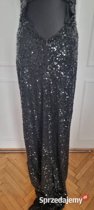 Sprzedam czarną cekinową sukienkę rozmiar 3840 Białystok