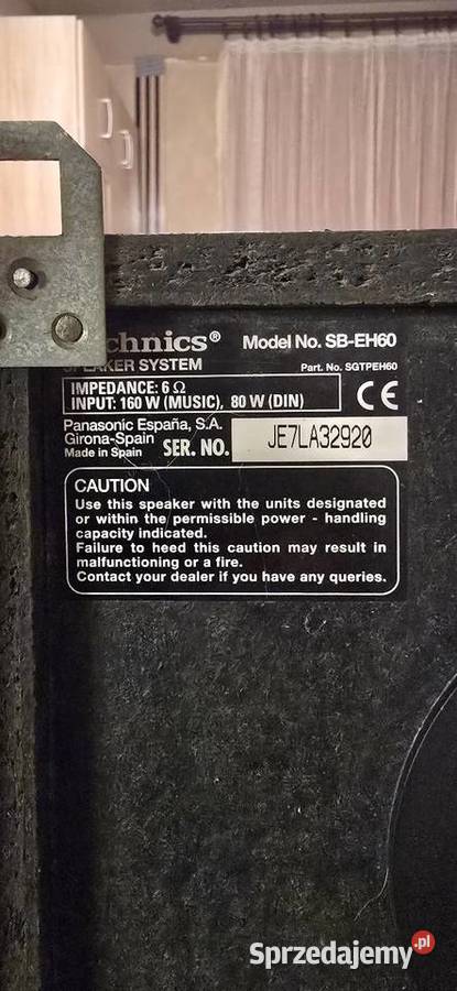 Wzmacniacz Technics SUV 500 Wzmacniacze i pokrewne Elektronika