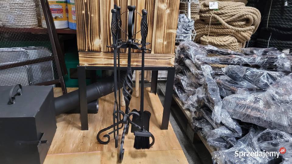 Zestaw kominkowy kuty ręcznie Warszawa sprzedam
