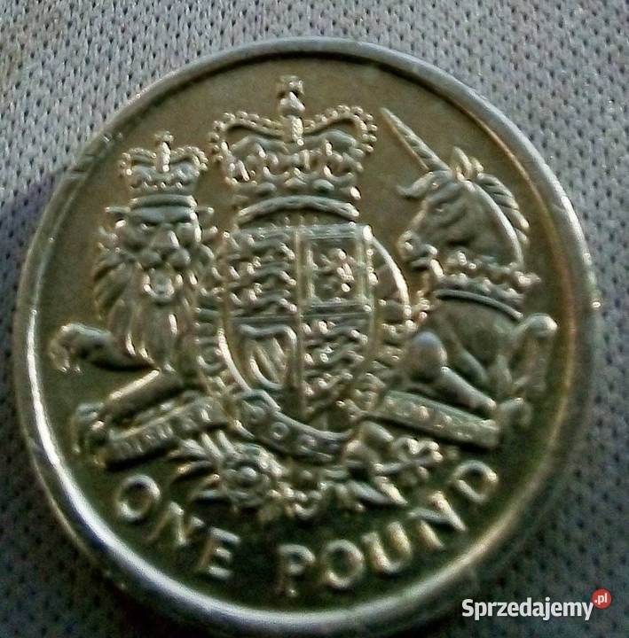 WIELKA BRYTANIAONE POUND2015 r HERB KRÓLEWSKI 4 Legionowo
