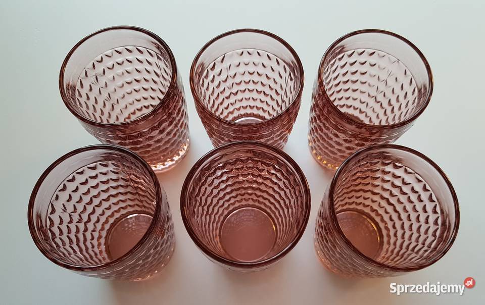 Zestaw do napojów TRÓJKĄTY 2 Ząbkowice kolorowe Porcelana i szkło Dąbrowa Górnicza