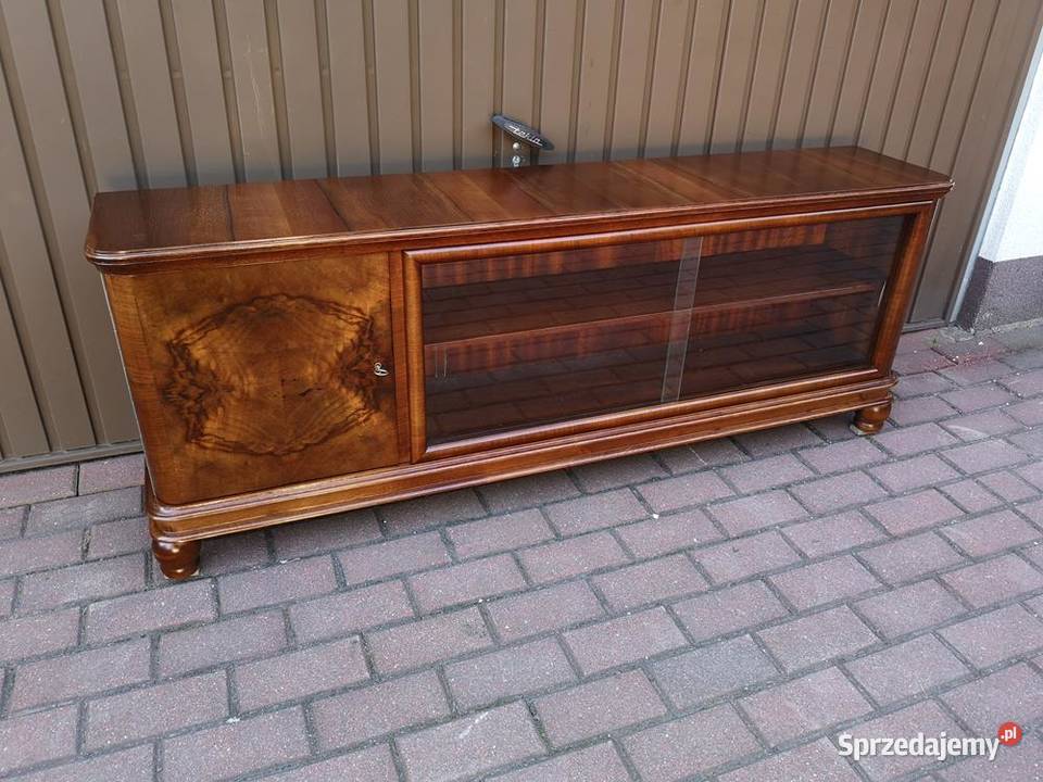 Komoda ARTDECO RTV Niska Orzech 156 Zgrabna Swarzędz