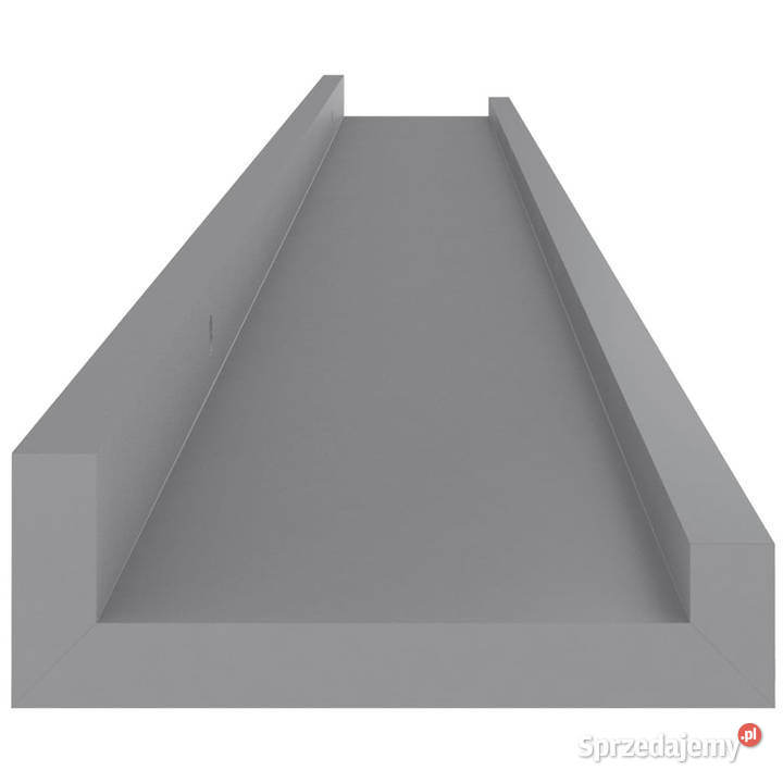 Półki ścienne 2 szare 100x9x3 WM326672 mazowieckie Warszawa