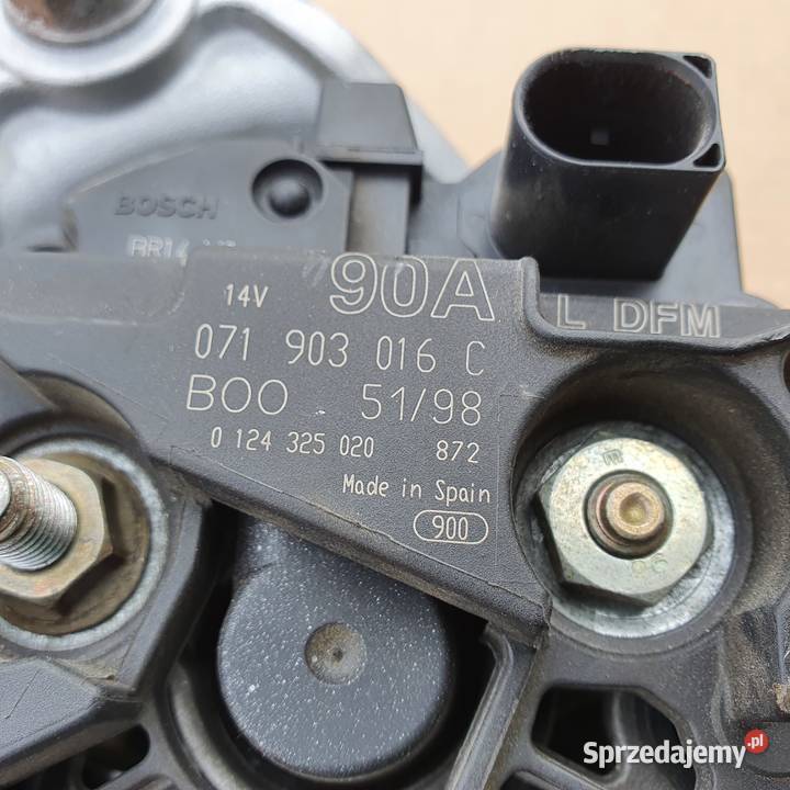 VW AUDI ALTERNATOR 071903016C Motoryzacja Trzciel