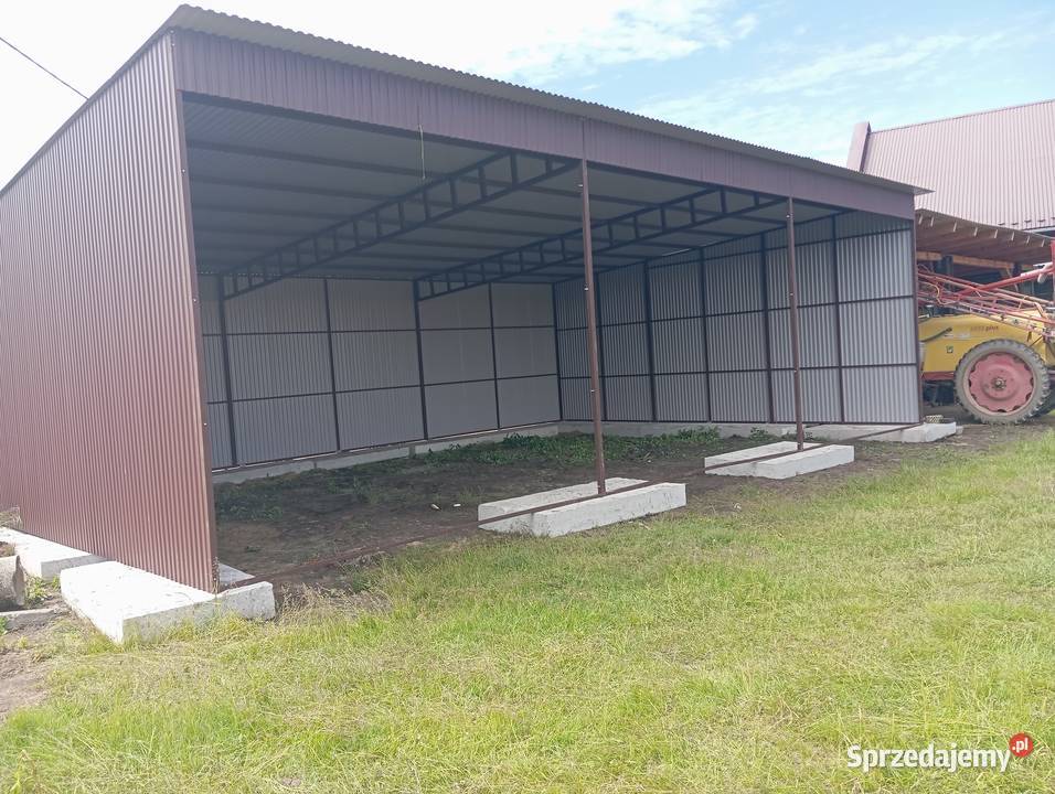 Otwarty Garaż Blaszany Wiata Garażowa Hala Szamotuły sprzedam