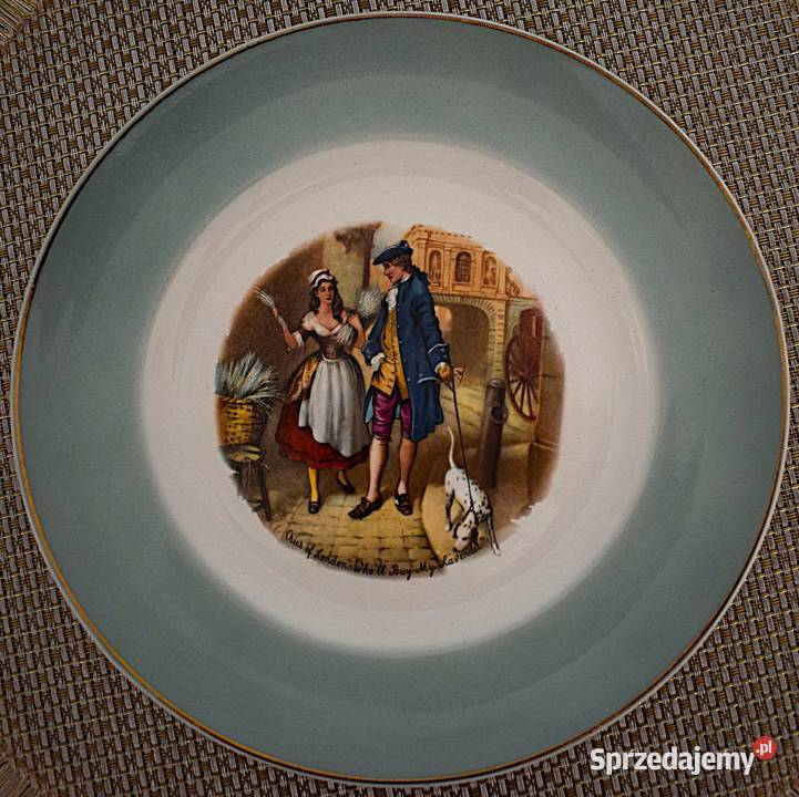 Porcelanowy talerz ozdobny z serii Odgłosy kujawsko-pomorskie Chełmno
