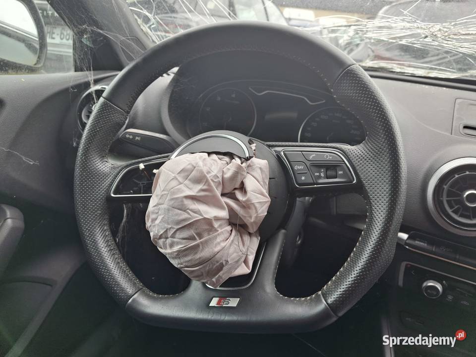 Audi a3 sportback 16 tdi automag sline 2019r uszkodzony Warszawa sprzedam