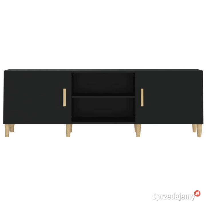 Szafka pod telewizor czarna 150x30x50 WM812619 mazowieckie Warszawa
