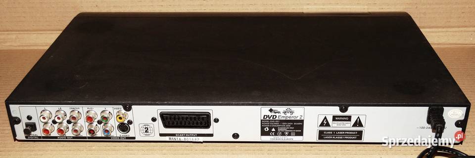 Odtwarzacz DVD Manta DVD007 Emperor 2 czarna Gliwice