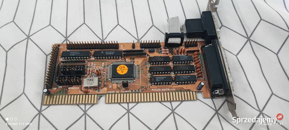 Kontroler HDD FDD COM12 Game Port LPT ISA Chełmża