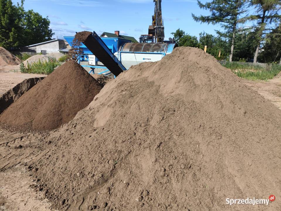Czarnoziem ziemia siana żyzna idealna pod ogród Podłoża podlaskie Dąbrowa Białostocka