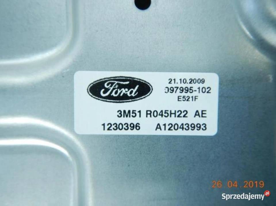 STELAŻ DRZWI PRAWY TYŁ FORD FOCUS 0408 lubelskie