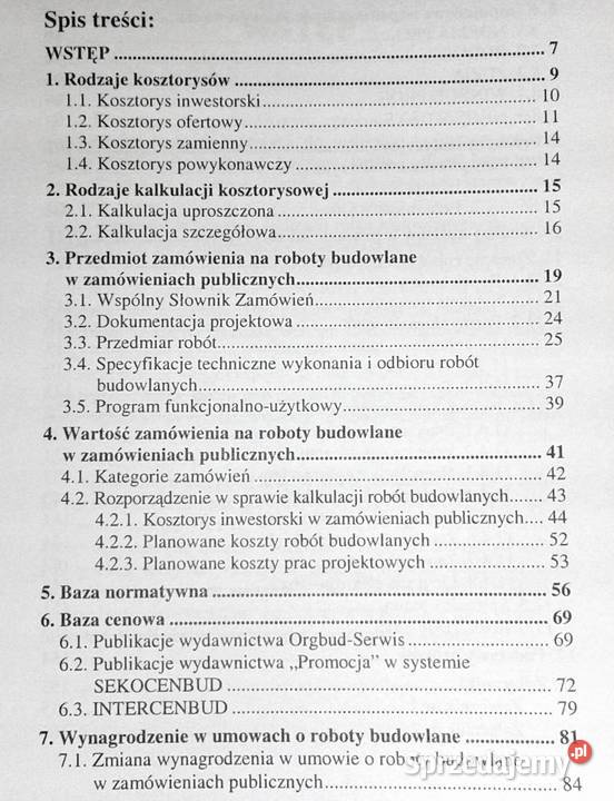 Kosztorysowanie w budownictwie Tadeusz Laurowski lubelskie Chełm sprzedam