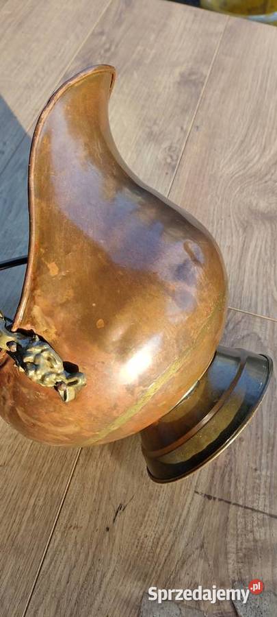 Miedziane naczynie garnuszek dzbanuszek Namysłów
