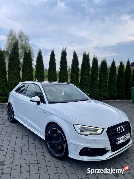 Audi A3 8V 3D QUATTRO 184 S tronic Sline BO isofix wielkopolskie Konin