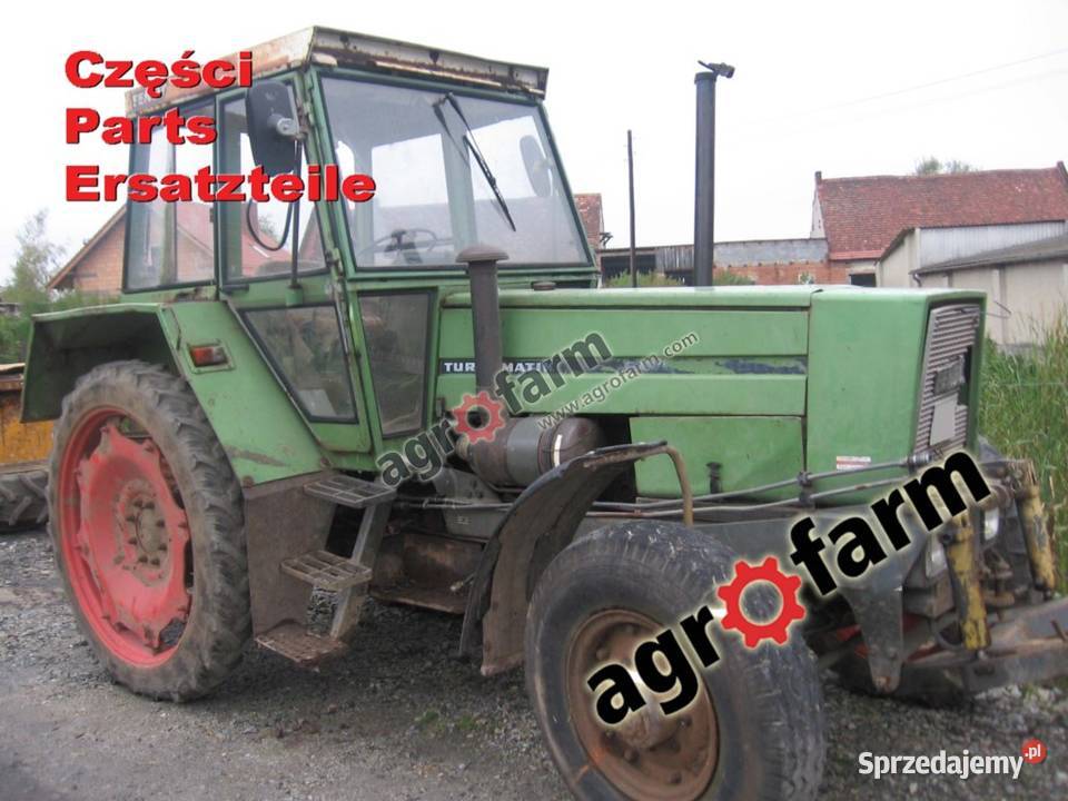 Fendt 612 silnik części skrzynia biegów zwolnica Byków