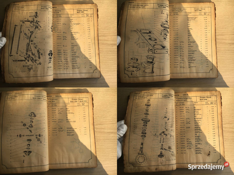 SHM3A SHM4A Katalog części zamiennych Parts Łęczyca