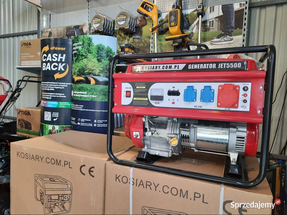 NOWY Agregat prądotwórczy 5KW 16000W 3 fazowy Sędziszów Małopolski sprzedam