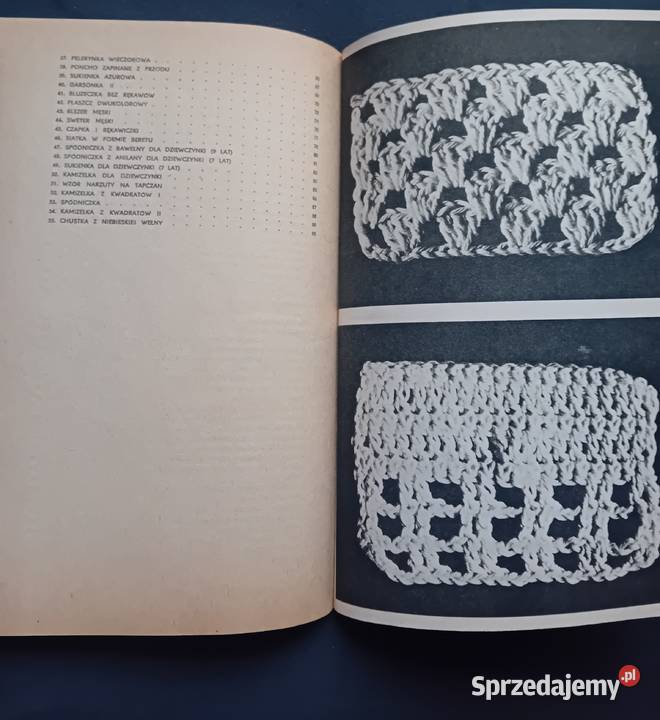 Irena Szpak Roboty szydełkowe Watra 1977 r Koźminek