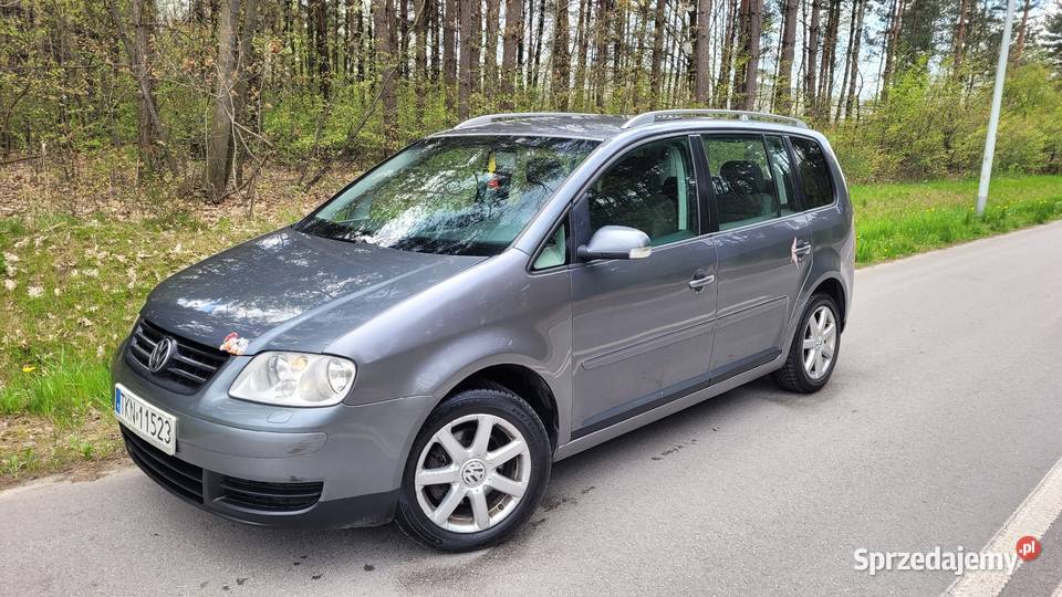 VW TOURAN 19 TDI 105 7OS ZAREJESTROWANY KLIMA klimatyzacja Końskie