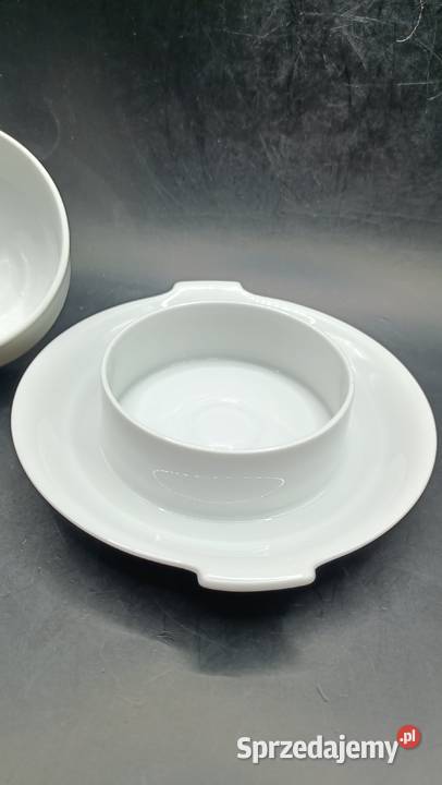 Maselniczka porcelana biała classic rose Germany Porcelana i szkło