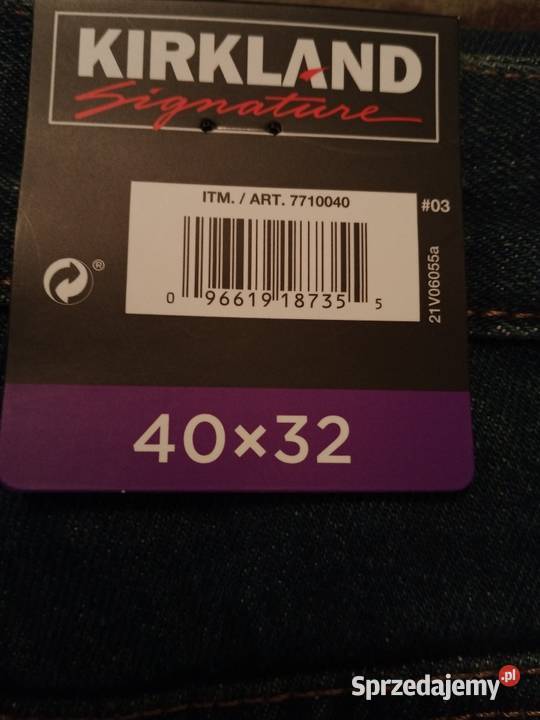 JEANSY MĘSKIE KIRKLAND USA W40 L32 PAS98 Regular Moda i Styl Mielec sprzedam