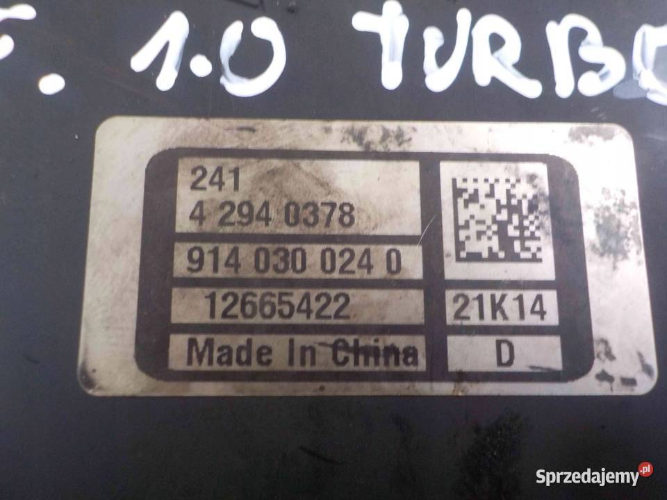 CORSA E ADAM 10 TURBO 17r 116 B10XFT pompa vacum świętokrzyskie Suków sprzedam