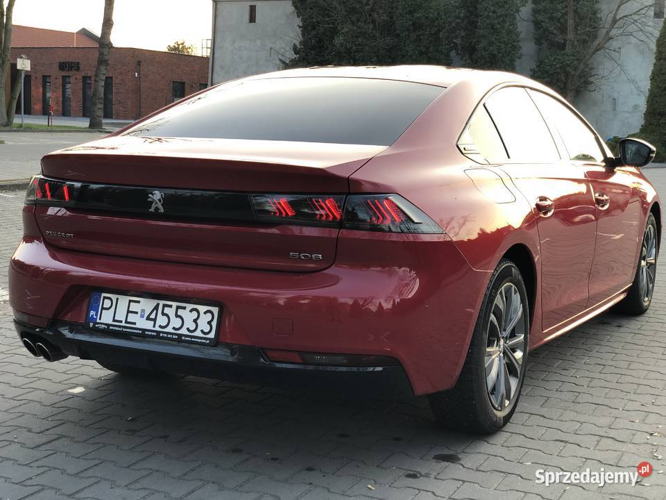Peugeot 508 GTLine 2019r 20 HDi 163 Automat Full autoalarm wielkopolskie Wijewo