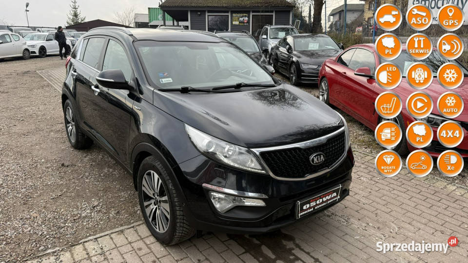 Kia Sportage 20crdi 184 lift 4x4 salon ledy bi ASR (kontrola trakcji) Sportage Gdańsk