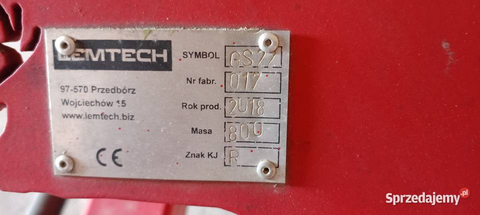 Agregat ścierniskowy Gruber bezokowiec Lemtech Ciechanów sprzedam
