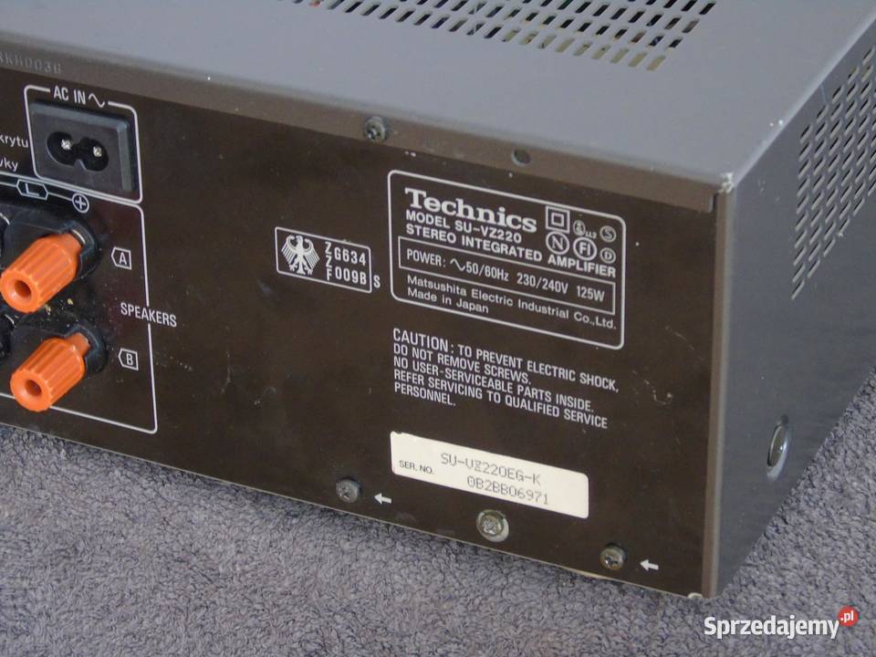 Wzmacniacz Technics SUVZ220 sprawny i mocny Jasło