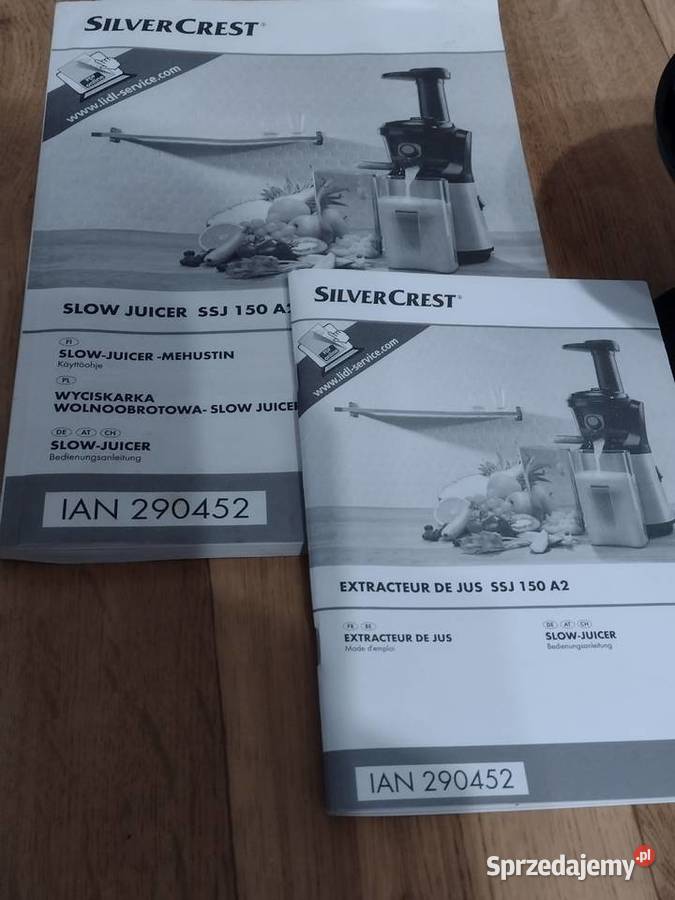 Wyciskarka wolnoobrotowa SILVERCREST mazowieckie